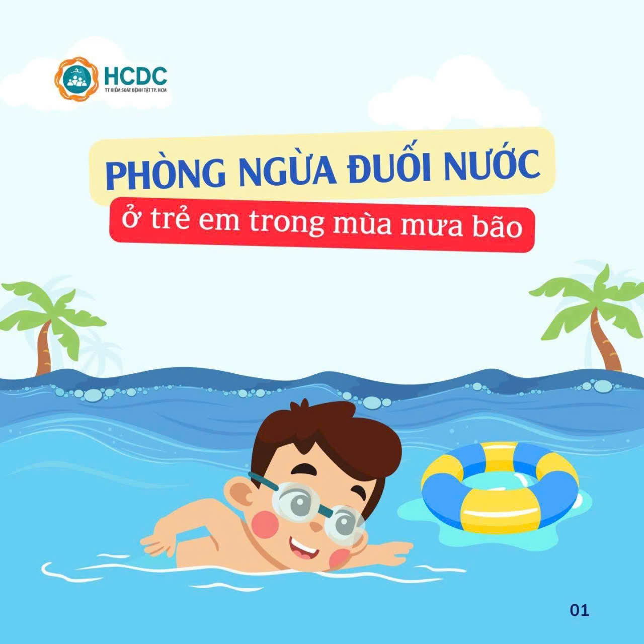 Phòng ngừa đuối nước ở trẻ em trong mùa mưa bão